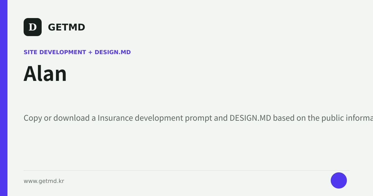 Alan website prompt and DESIGN.MD